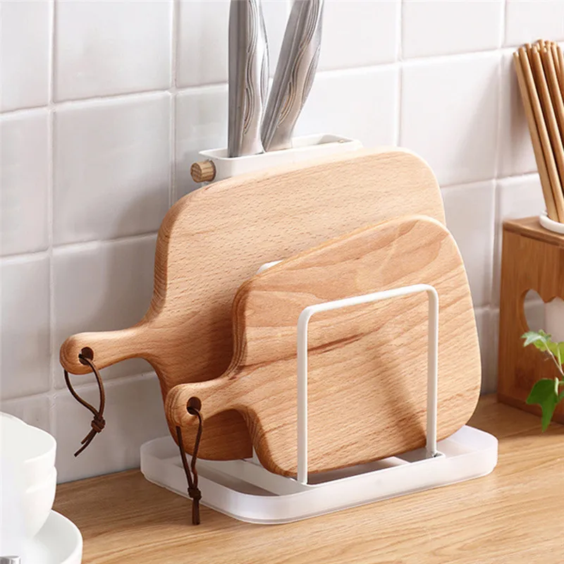 

Kitchen Accessories Organizer Shelf Cutting Board Storage Dish Drainer Drain Rack Dish Drying Rack Chopping Board Storage Rack