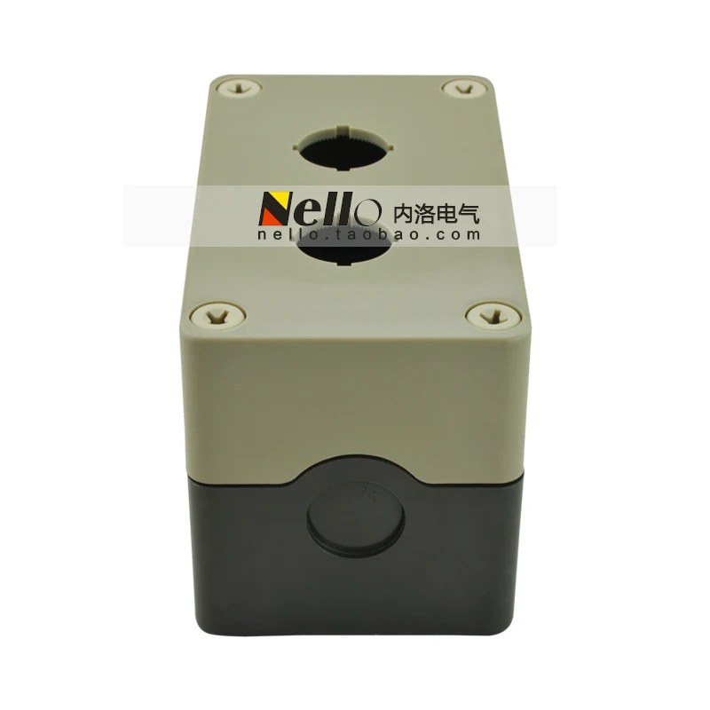 

[SA]Genuine Tianyi 22mm ABS 2 hole waterproof button box button box TYX2 gray 130 * 75 * 85mm--10pcs/lot