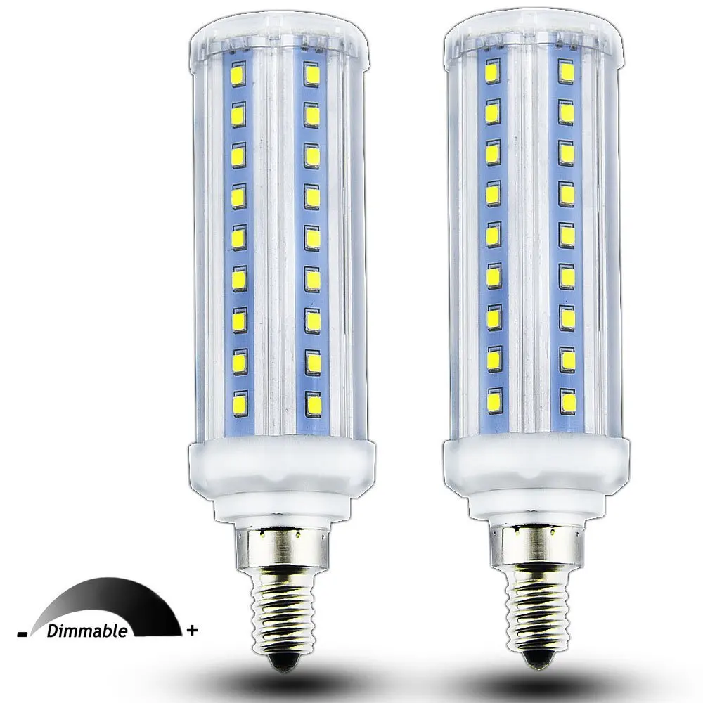 

3-Way Dimmable T10 LED Candelabra Base LED Bulbs 10W E12 Led Light Bulb Daylight 60W Equivalent Tubular E12 Candle Light Bulb