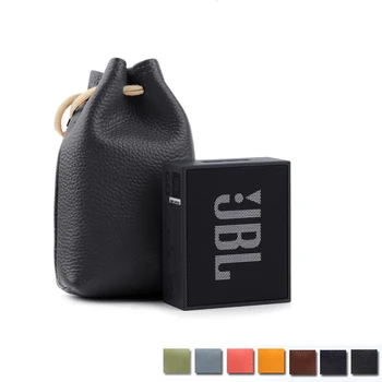 

Column Speaker Portable Storage Travel Carrying Bag Case for JBL Go Wireless Bluetooth Speaker Protective Leather Carry Box