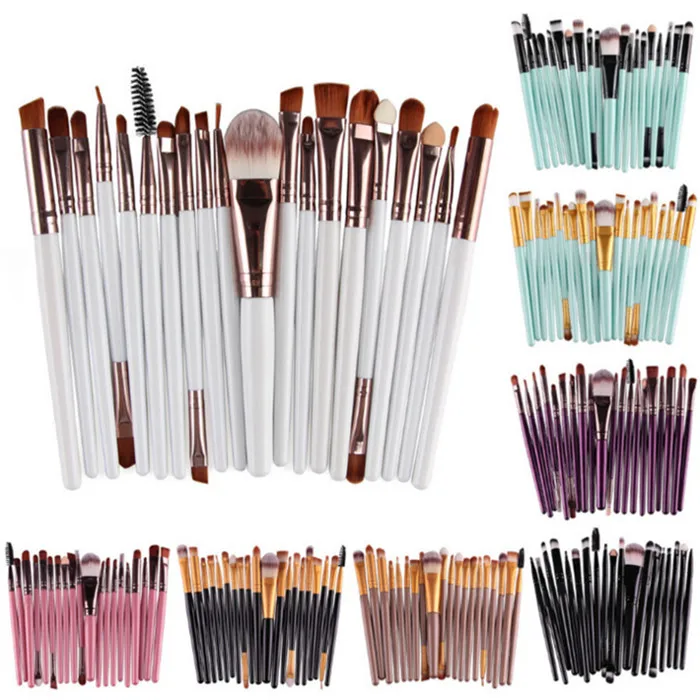 Decorações da Arte do Unha Conjunto de Ferramentas Escova para Unhas Jogo de Escova por Livre Escova Profissional Pintura Pen Maquiagem Grátis 20 Pçs – Set