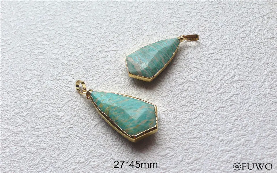 Natural Amazonite Stone Pendant 10