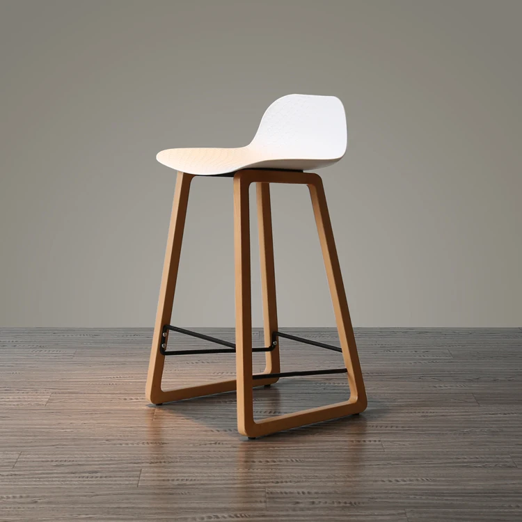 Скандинавские прочные деревянные стулья, черный и белый пепельный стул, креативная индивидуальность, современные маленькие Семейные стулья для кафе