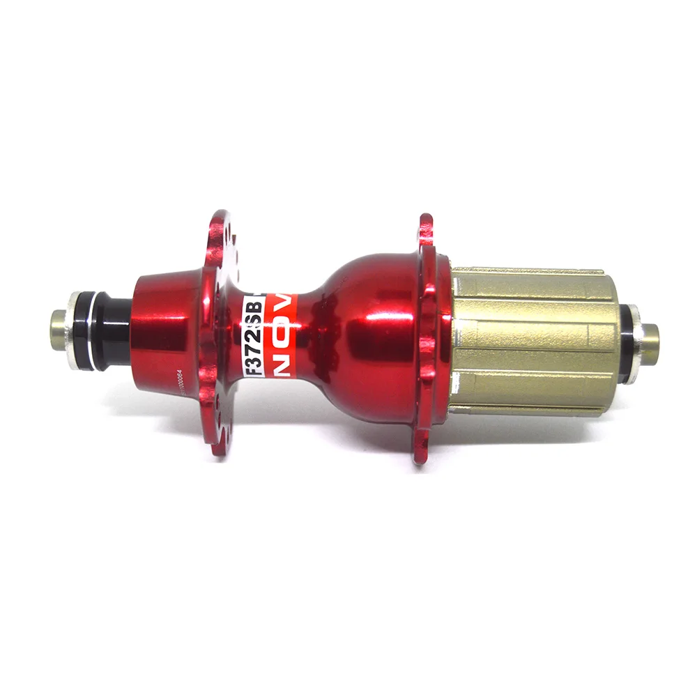 Novatec NOVATEC 271 372 Aluminum Alloy 7075 Bearing Hub Compatible with Shiman0 8/9/10/11 Speed Front 20 Rear 24 Holes