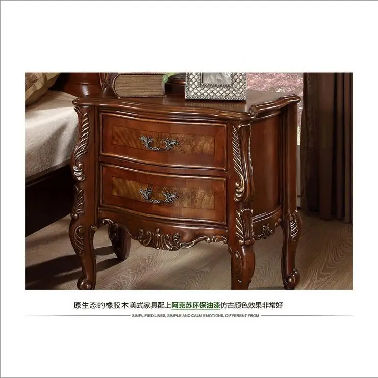 high quality bed Fashion European French Carved bed nightstands p10269 high quality bed Fashion European French Carved bed nightstands p10269