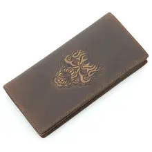 Fashion Men Visiting Cards Wallets Women’s Retro Genuine Leather Wallet Holder Women Purse Ladies Coin Bag Men’s Clutch Purses