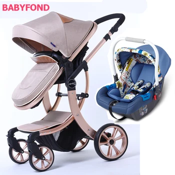 

Aimile 3 in 1 stroller with the car set Christmas promotion stroller for dolls