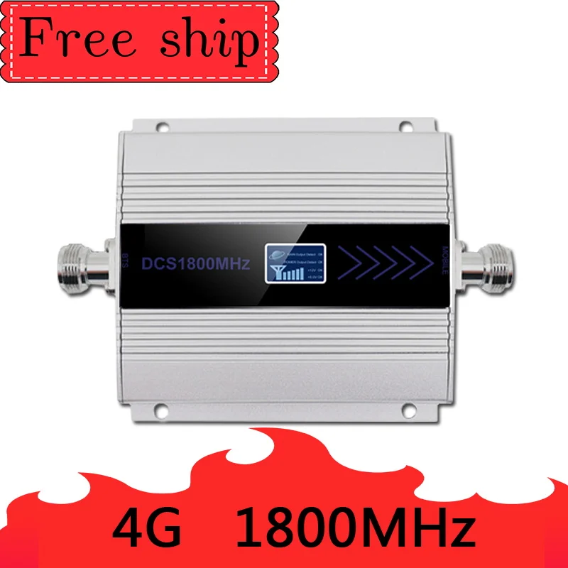 Cena Gorąca sprzedaż 4G LTE DCS 1800mhz komórkowy Repeater GSM 1800 60dB zysk Moblie wzmacniacz sygnału GSM GSM 2G 4G amplificador zespół 3