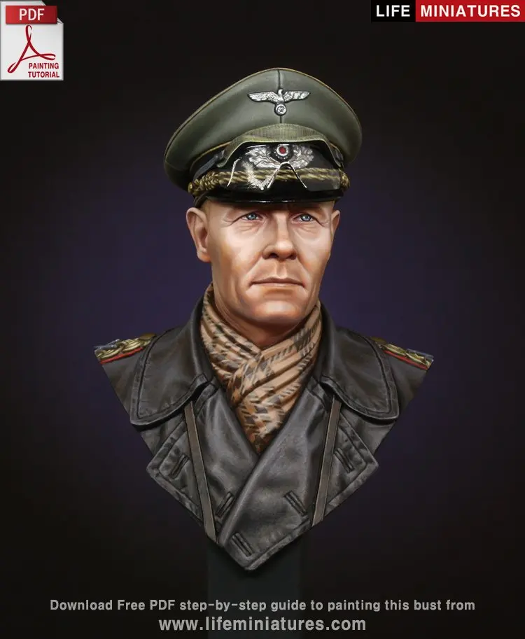 

LI BS002 1/10 World War II German Marshal Rummel Desert Fox