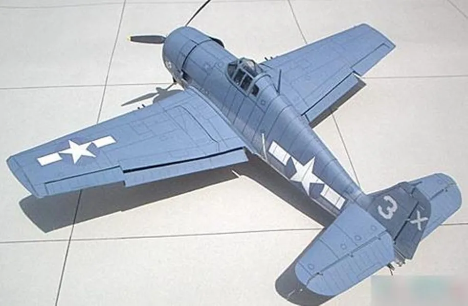 1:32 Масштаб Американский F6F-5N hellcat fighter модель самолета 3D бумажная модель комплект