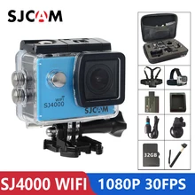 Оригинальная Экшн-камера SJCAM SJ4000, WiFi, 2,0 дюймов, ЖК-экран, 1080 P, HD дайвинг, 30 м, Водонепроницаемая мини-видеокамера SJ 4000, Спортивная камера DV