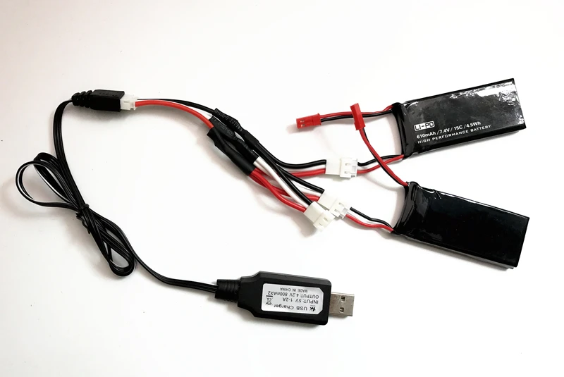 Hubsan X4 H502S H502E 7,4 V 610mAh lipo аккумулятор 15C 4.5WH аккумулятор с usb зарядным устройством набор для радиоуправляемого квадрокоптера дрона запчасти