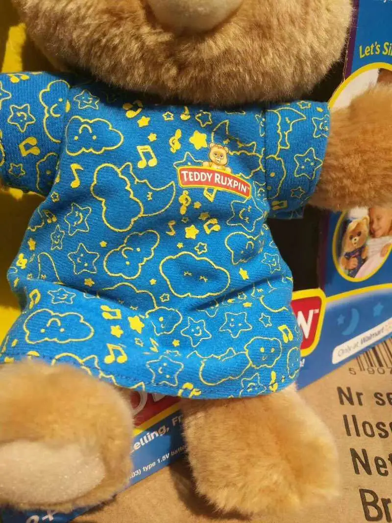 Original Music Teddy Ruxpin Bear Stuffed Plush Toy Storytelling Magical Fun Outfit Bear Musical Toys for Children 2C009