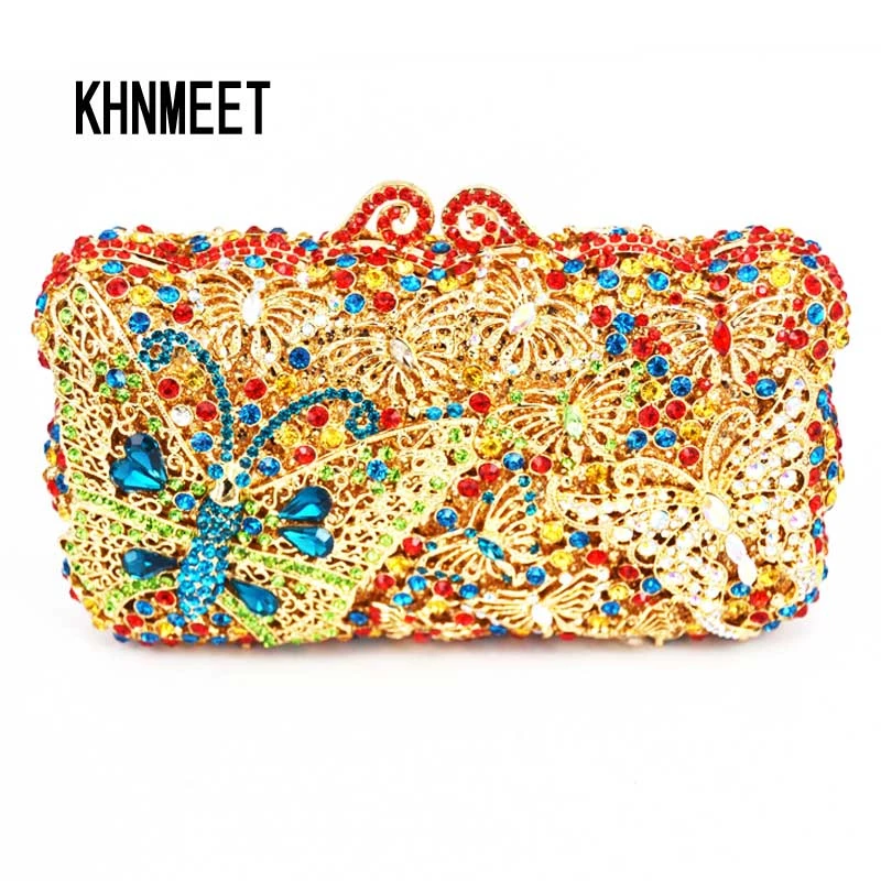 butterfly clutch bag