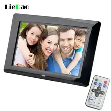 LieDao 7 дюймов цифровая фоторамка светодиодный с подсветкой электронный альбом для фотографий, музыки, видео, полная функция, хороший подарок для ребенка, для свадьбы