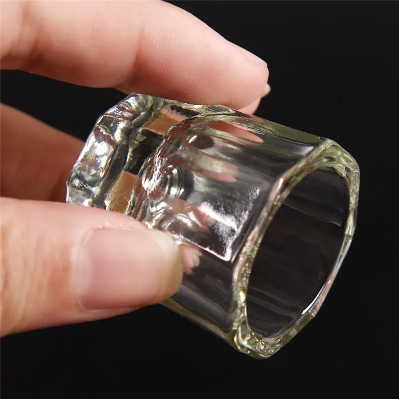 1Pcs Acrylic Liquid Glass Acrylic Powder Dappen Dish Crystal Glass Cup For Acrylic Nail Art Clear White Color Transparent Kit