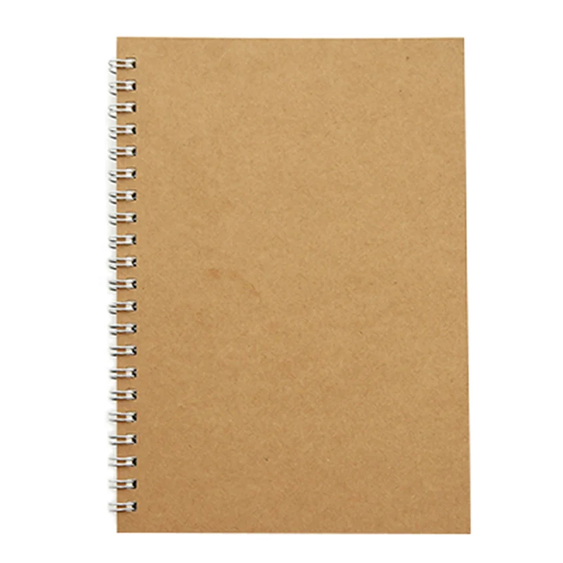 

Wholesale 5pcs of Simple Vintage 190x130mm 48 Sheets Spiral Notebook Daily Weekly Planner Book Time Management School Supplies