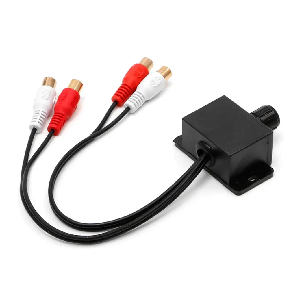 Vehemo 2* RCA усилитель звука для автомобиля Caable Авто адаптер стабильная вилка