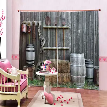 

wood curtains European 3D Curtains angel design Curtains For Living Room Bedroom personality curtains