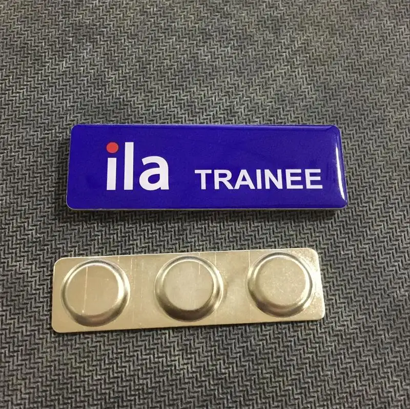 

Metal Printing Different Names Name Badge with Magnet
