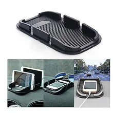 Автомобильные аксессуары, силиконовый материал, креативный двойной слот для карт, для телефона, gps навигация, Противоскользящий коврик, 17,6*11 см, противоскользящий, липкий коврик