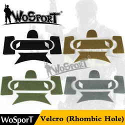 WoSporT-accesorios para casco (agujero rómbico), pegatinas para casco de deportes al aire libre, novedad