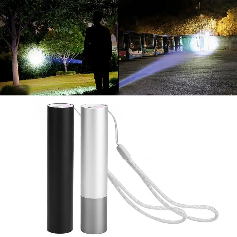

Mini LED Flashlight Portable Handheld LED Flashlight Built-in Battery USB Charging Emergency Torch