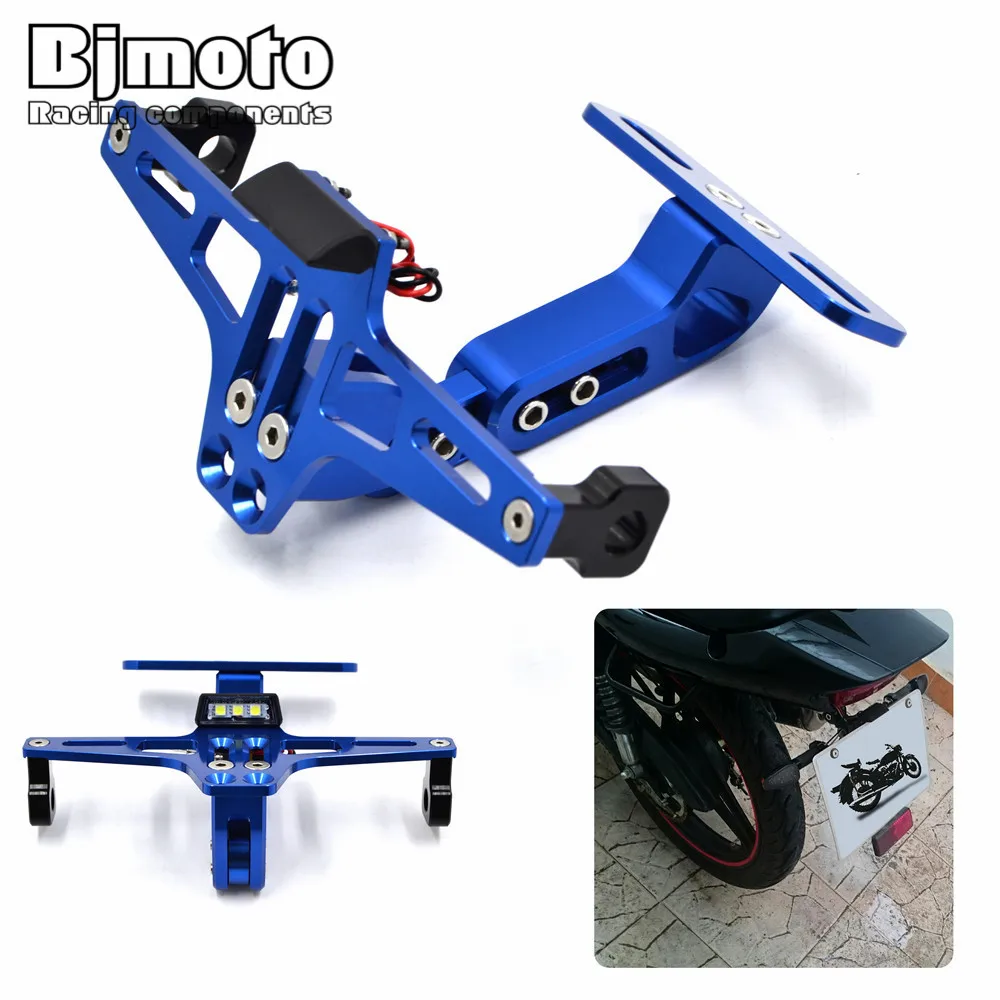 Подставка для номерного знака мотоцикла Bjmoto подставка задний аккуратный