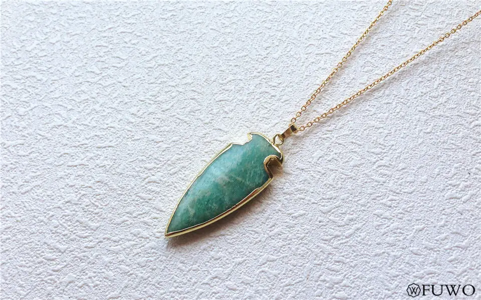 Amazonite Arrowhead Necklace 9