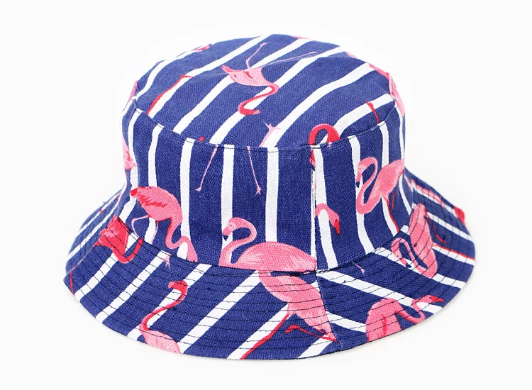 Harajuku мода 2019 летняя Панама Для мужчин Фламинго мультфильм печати плоская Солнцезащитная шляпа плоские Рыбалка Панама в стиле хип-хоп Кепки