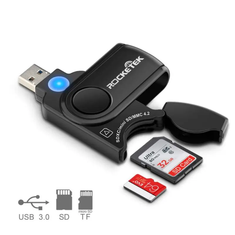 

Universal Computer High-quality Portable Superspeed USB 3.0 Multifunctional 2-in-1 Memory Cards