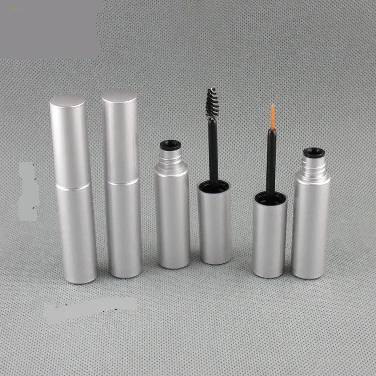 300pcs 8ml Mascara Plastic Box Containers Empty Matte silver Tube