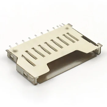 

10pcs-100pcs SD Card Short Card Jack SMT Welded Connector Two-in-one SD Card SD Slot Patch-type External Welding