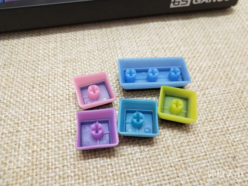 Крутой Джаз с подсветкой двойной кадр Радужный градиент PBT pudding Keycap OEM профиль
