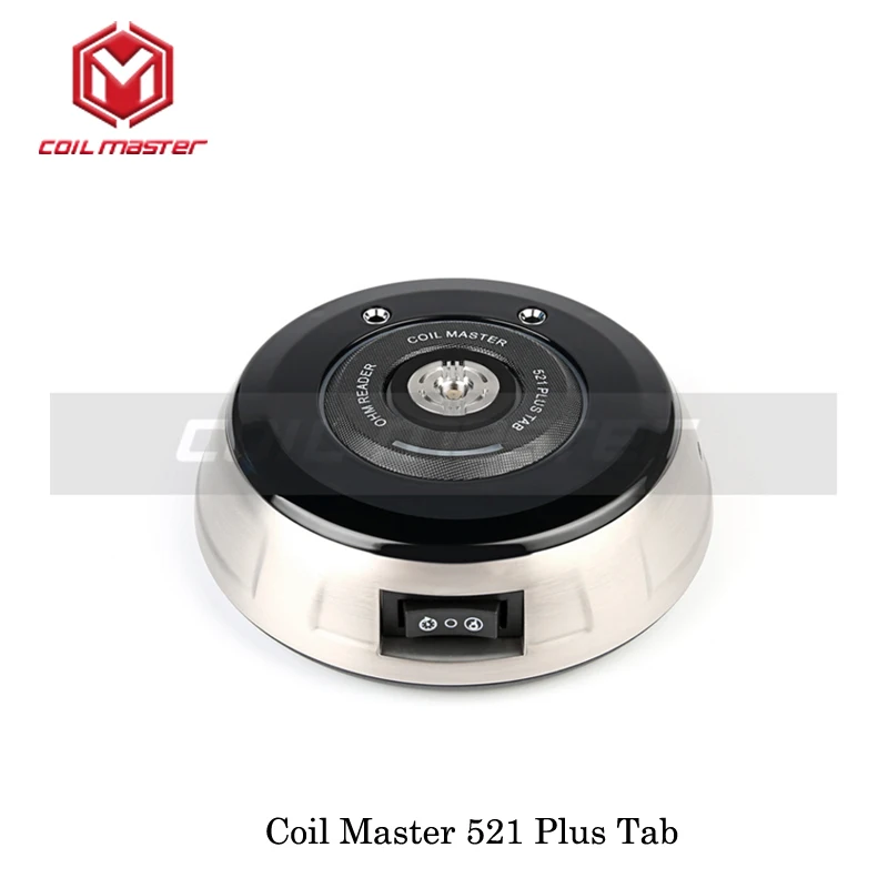 100% Authentic Coil Master 521 Plus Tab for Ohm meter Coil rebuilding Coil burning VS Coil Master 521 Tab Mini Powered by 18650