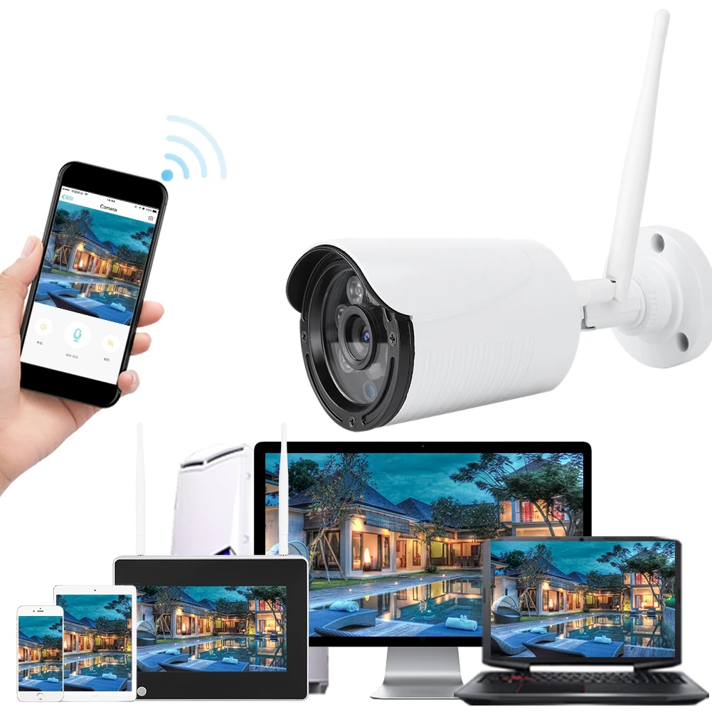 7 дюймов Беспроводной Wi-Fi камера NVR Водонепроницаемый Ночное видение домашняя охранная система 110-240 V 2019 Лидер продаж