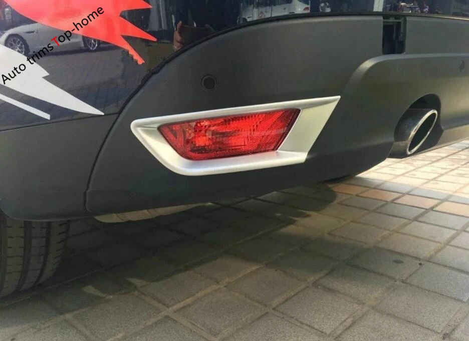 Yimaautotrims матовый внешний вид подходит для Jaguar F Pace 2017 2018 2019 2020 задний бампер задние