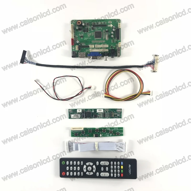 Free shipping LCD controller board with USB Audio HDMI VGA AV for LCD panel 18 5