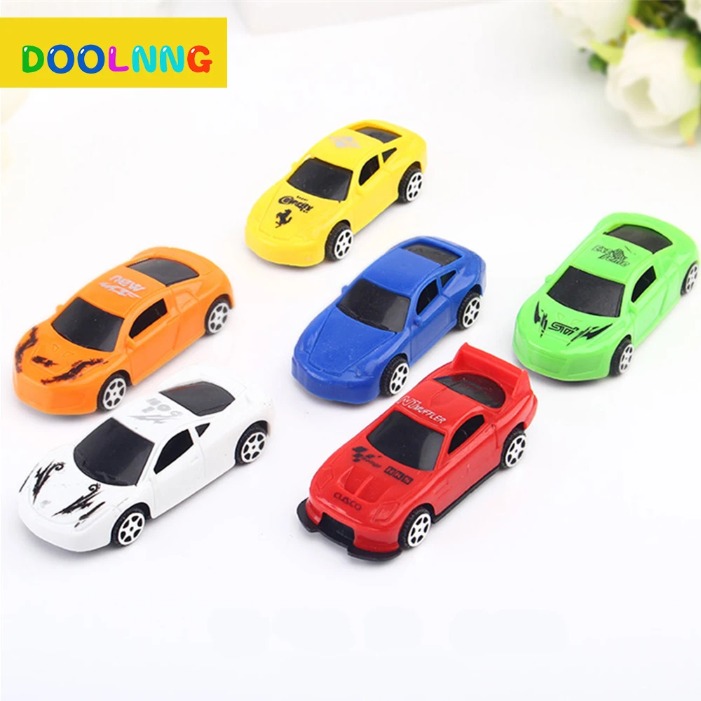 DOOLNNG Mini Pull Back Car Toys For Kids Racing Model No Battery