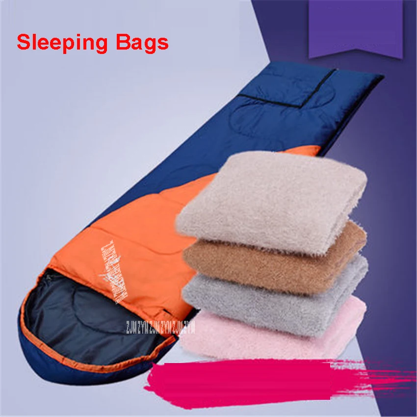 SD 1009 Camping Sleeping Bag 205*73cm Type Polyester Sleeping Bags