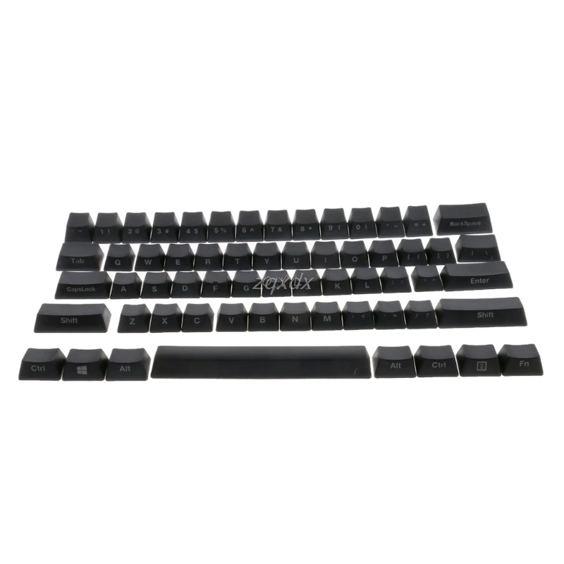 Боковая печать 60 OEM профиль толстые Pbt Keycaps для клавиатуры GH60 POKER 61 Z09 Прямая