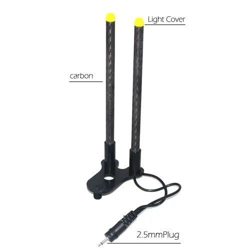 

1 PC Jack-Plug Snag Bars/ Light House Two LEDs Illumination for bite alarm
