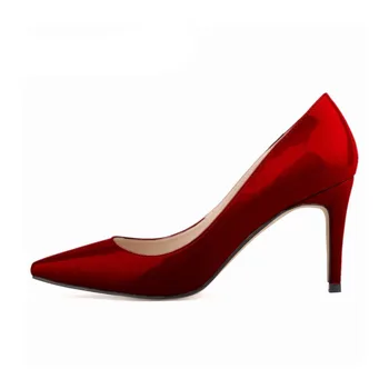

2017 newEuropean and American fashion footwear pointed shoes women's in fine with high heels Boots Women