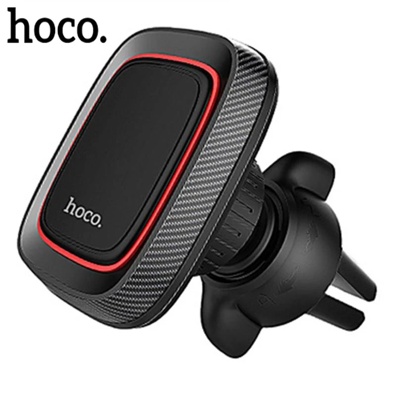 Универсальное магнитное крепление HOCO CA23 из искусственной кожи с вращением на 360