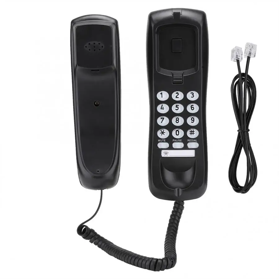 KX-T628 черный для английского проводной настольный настенный телефон стационарный телефон для домашнего офиса