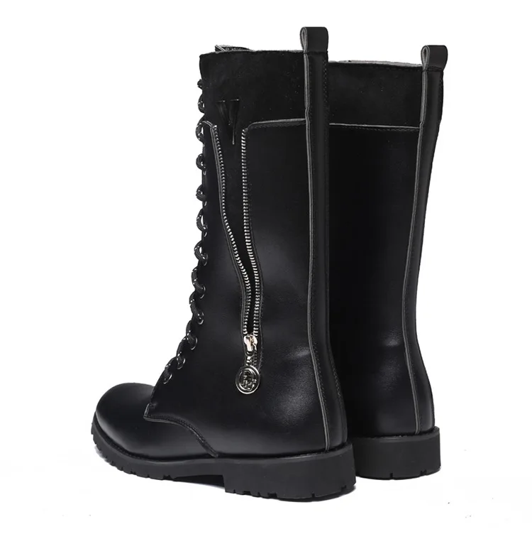 Britânicos Velo 2018 Veludo Redondo De Pé Masculino Além Cruz Amarrada Cotton Inverno Inside Zip Casuais Com E Martin Fleece Sapatos Da Moda Botas Inside thick Do Homens Dedo Montaria g5Zr5wqA