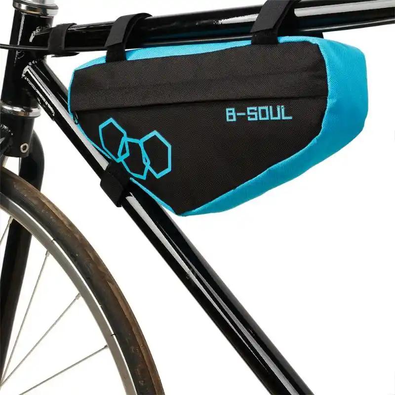 Bicycle Bag Splash-proof Reflective Bike Front Tube Frame Triangle Storage Pouch