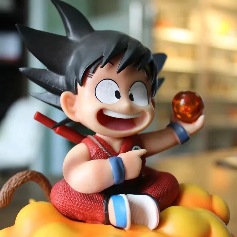 Dragon Ball Z Son Goku Child Ver. Фигурки игрушки Аниме Жемчуг дракона супер Гоку с облаком фигурка DBZ шары дракона