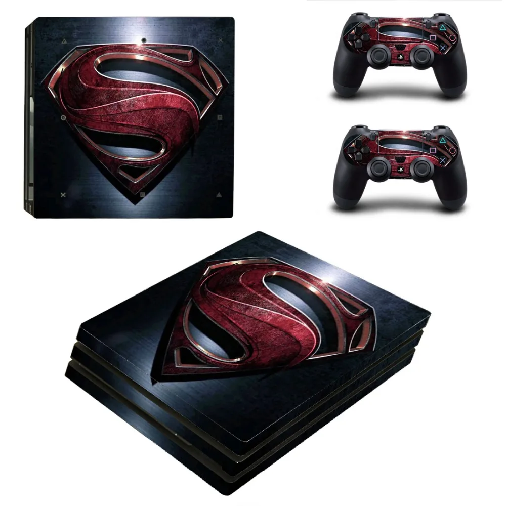

Super Hero PS4 Pro Sticker Vinyl Decal Controller & Console Skin for Sony Playstation 4 PRO Stickers