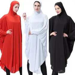 Для женщин модные женские туфли s леди ежедневно повседневное мусульманский Soild с длинным рукавом Винтаж модные платья для 4,12